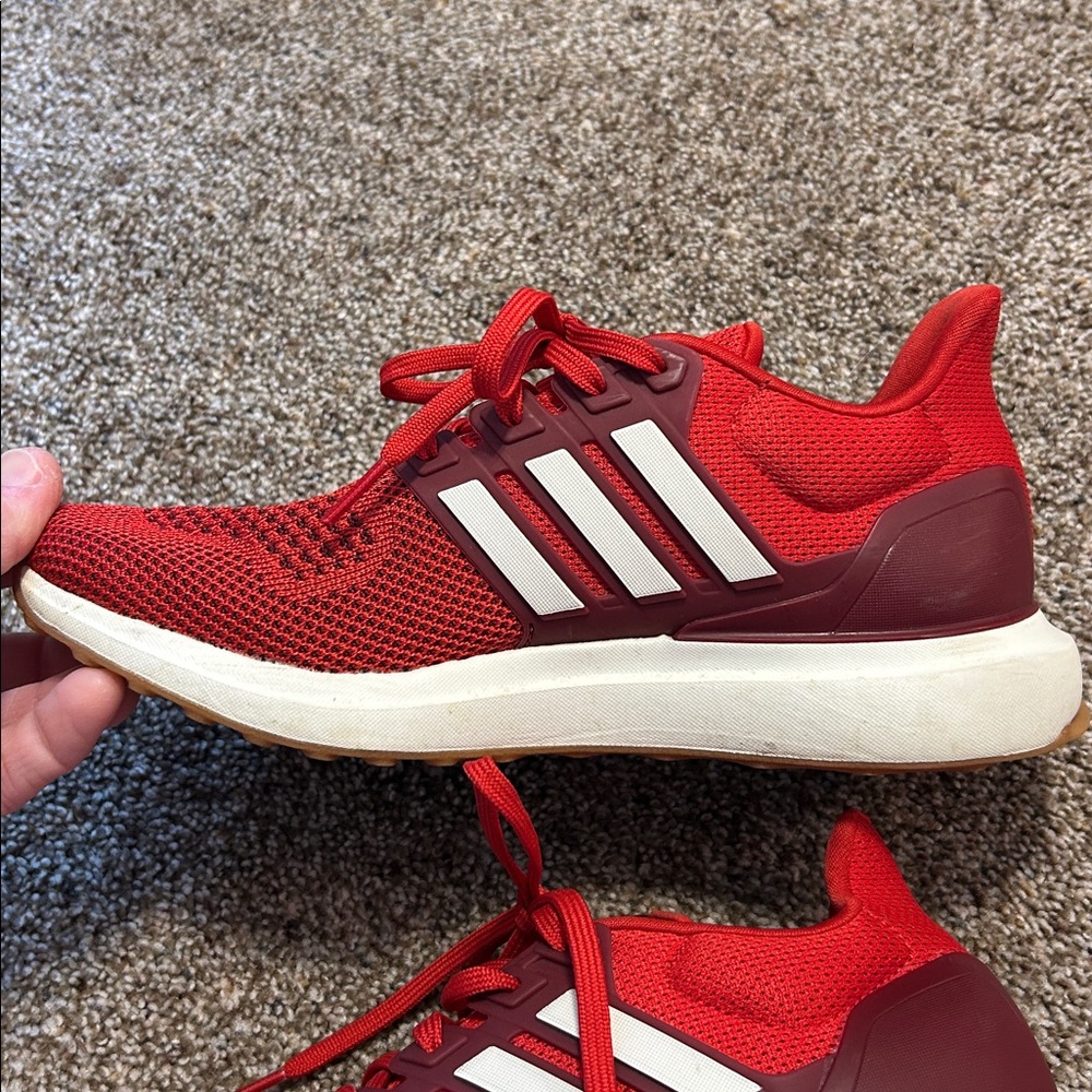 Adidas Red Athletic Sneakers - Picture 3 of 12
